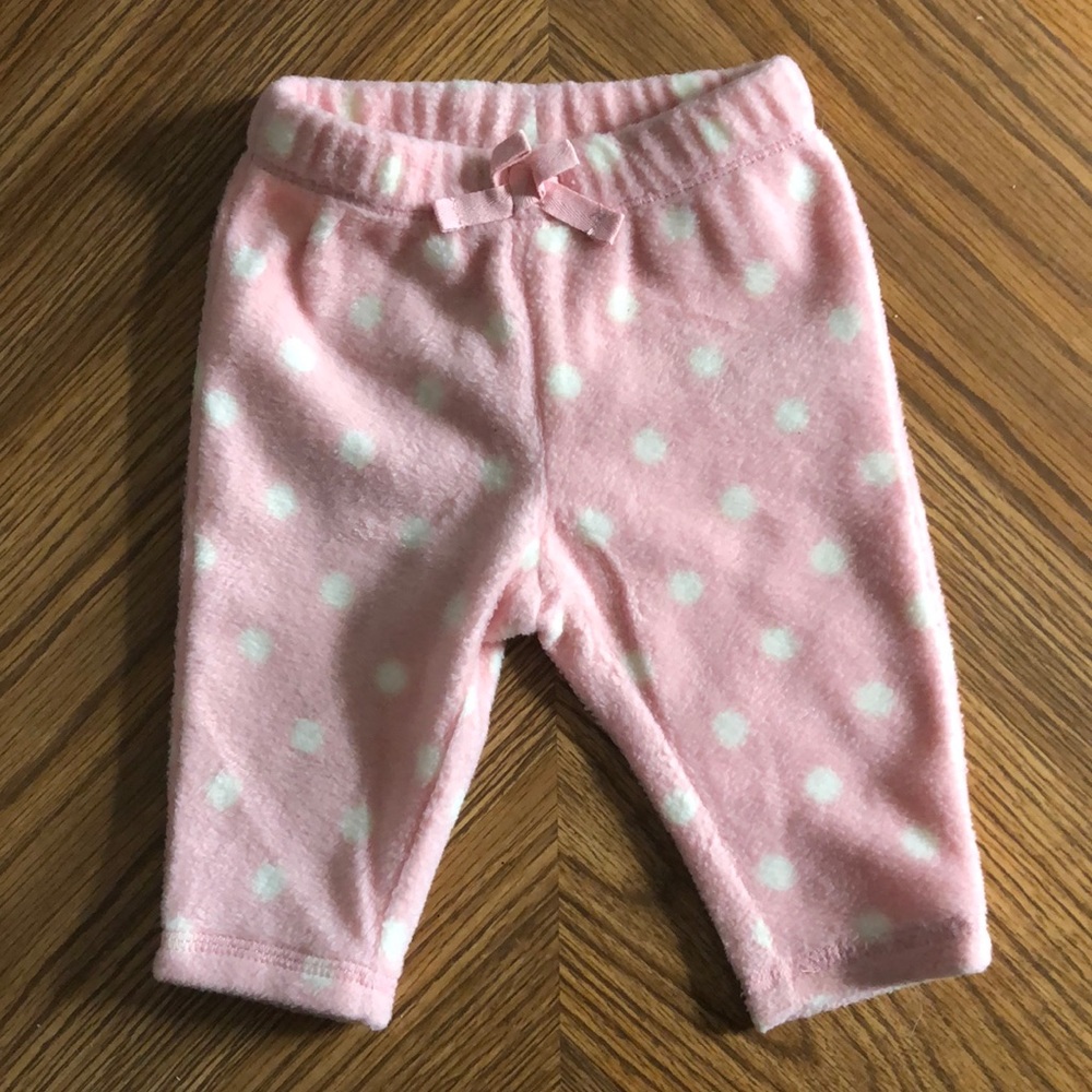 NWOT Baby GAP cozy polka dot pants
